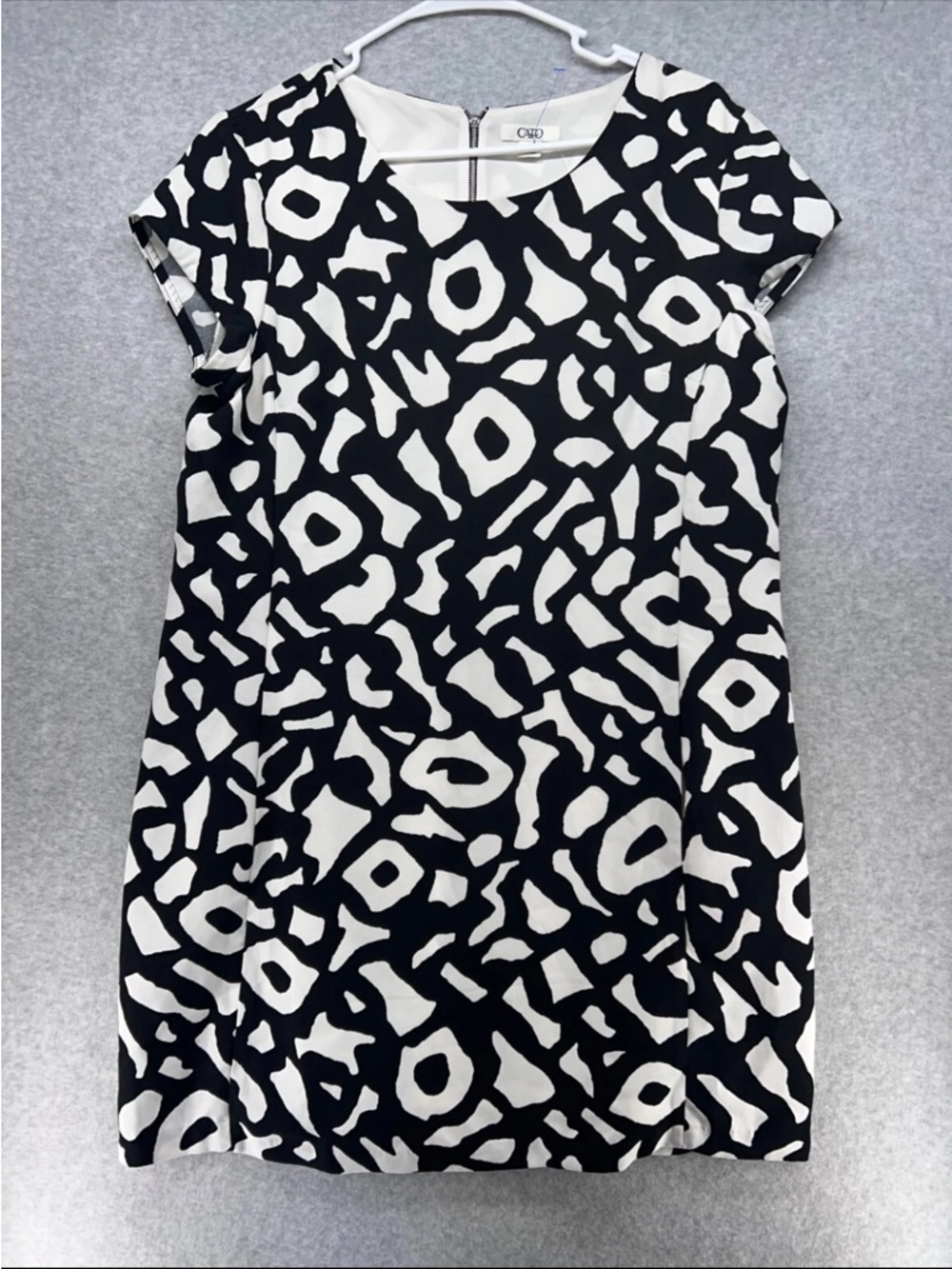 Cato Black and White Graphic Mini Dress
